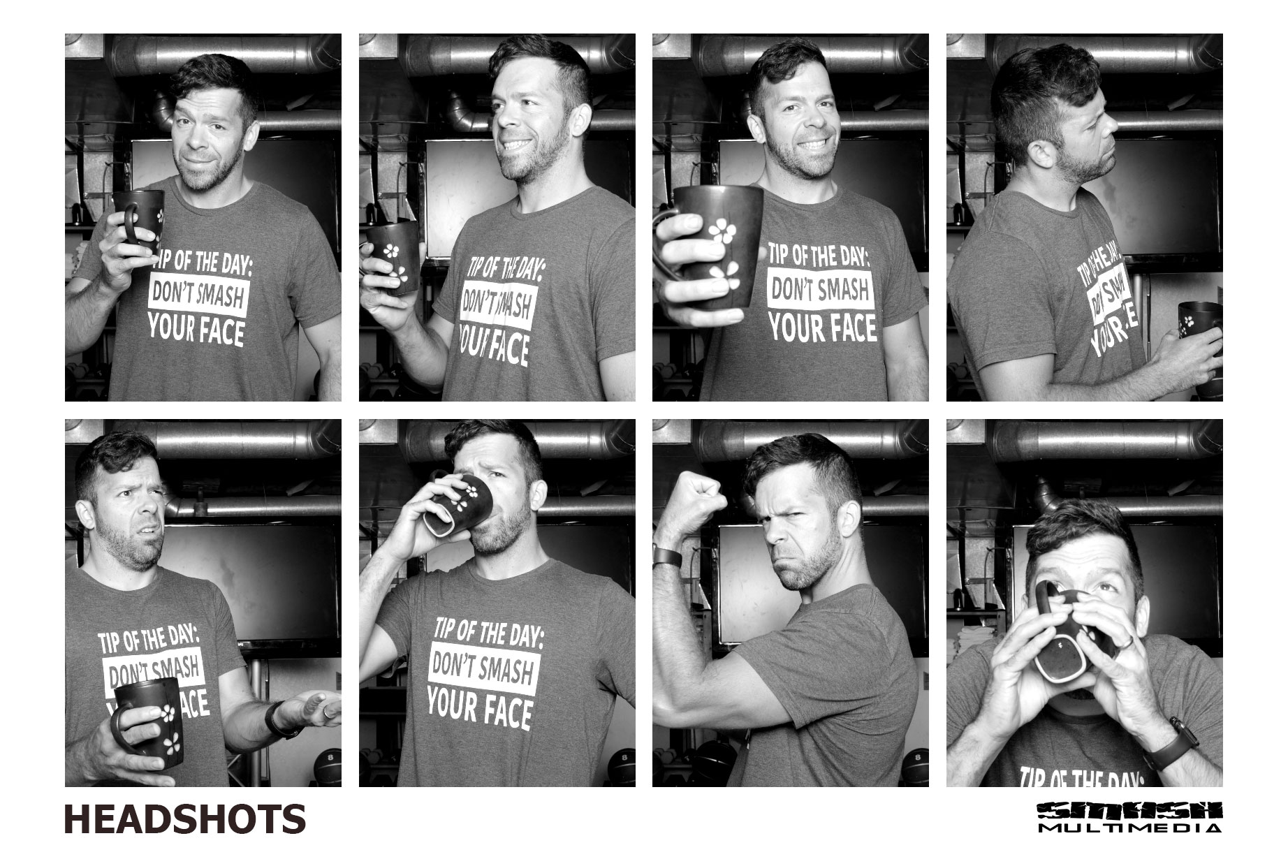 DJ Kyle Mac multiple headshot poses